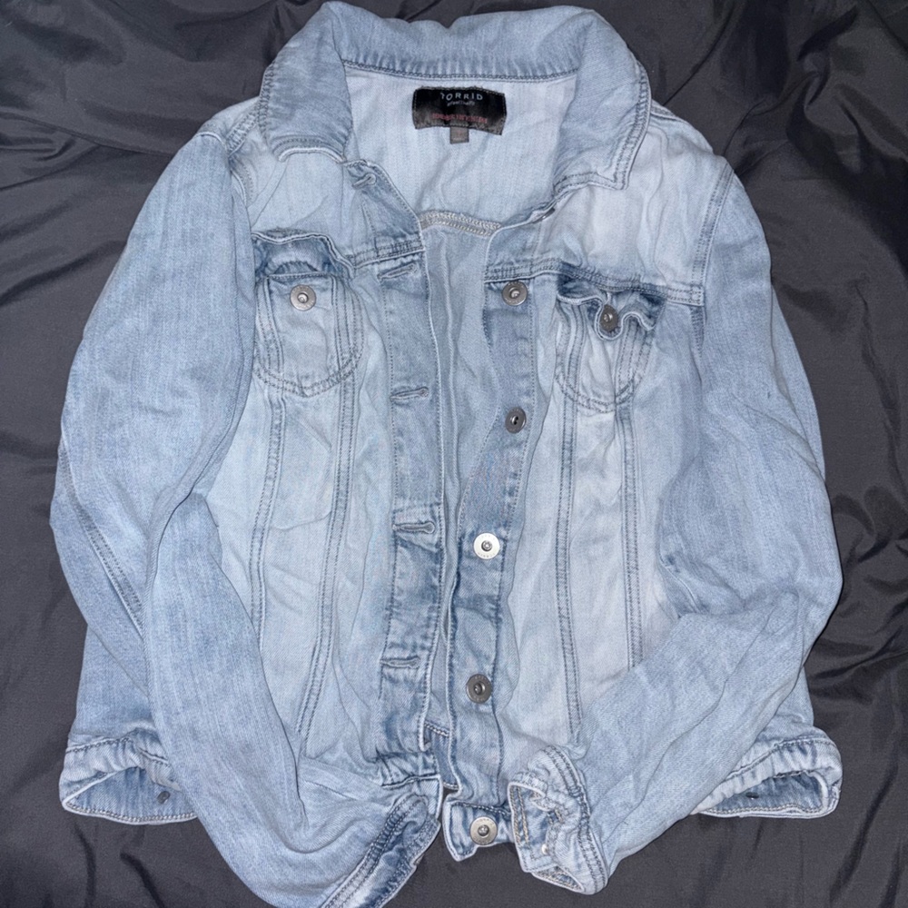 Torrid Light Blue Denim Jacket